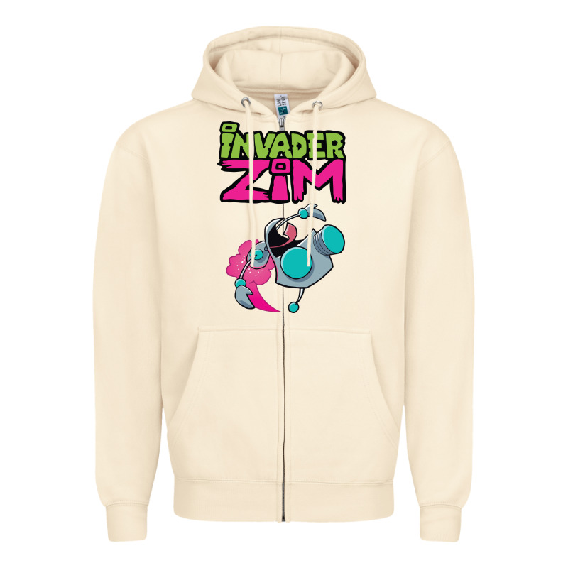 Invader Zim Gir Zipper Hoodie by artisFamous | Teevron