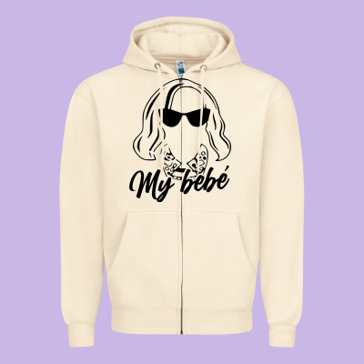 My Bebe Moira Rose Zipper Hoodie Designed By Artisfamous
