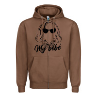 Chestnut my bebe moira rose Zipper Hoodie - artisFamous