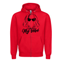 Red my bebe moira rose Zipper Hoodie - artisFamous