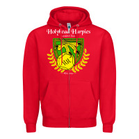 Red holyhead harpies Zipper Hoodie - artisFamous