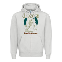 Dove Grey the doors live in concert Zipper Hoodie - artisFamous