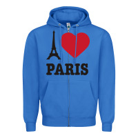 True Royal i love paris eiffel tower funny Zipper Hoodie - artisFamous