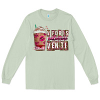 Matcha V For is Valentine Venti Long Sleeve Tee - CowhideDigitalArt