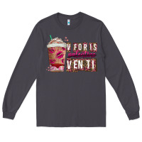 Smoke V For is Valentine Venti Long Sleeve Tee - CowhideDigitalArt