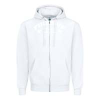 White fired up garage Zipper Hoodie - artisFamous