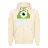Sandshell googly bear Zipper Hoodie - artisFamous
