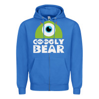 True Royal googly bear Zipper Hoodie - artisFamous