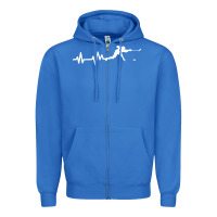 True Royal hockey player heartbeat ice Zipper Hoodie - artisFamous