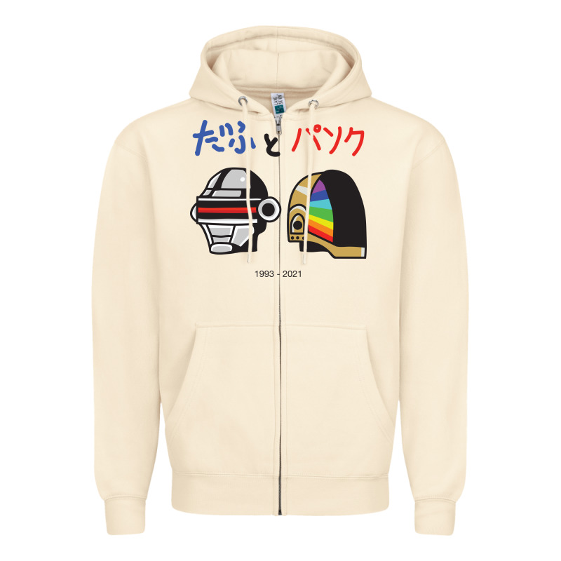 Daftpunk Japanese Zipper Hoodie by artisFamous | Teevron