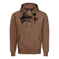 Chestnut The Wonder Years Zipper Hoodie - artisFamous
