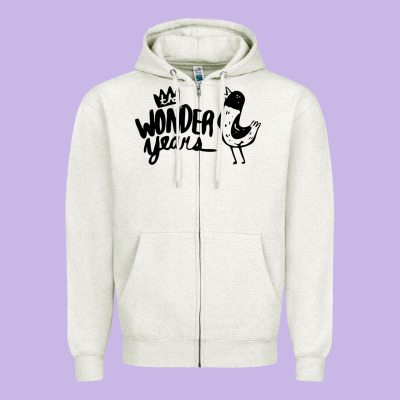 The Wonder Years Zipper Hoodie Designed By Artisfamous