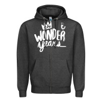 Charcoal Heather The Wonder Years Zipper Hoodie - artisFamous