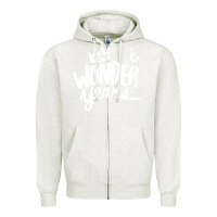 Oatmeal Heather The Wonder Years Zipper Hoodie - artisFamous