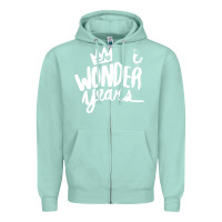 Seafoam The Wonder Years Zipper Hoodie - artisFamous
