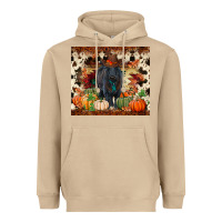 Mushroom Fall black angus Heavyweight Hoodie - RanaPortraitStore