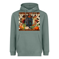 Sage Fall black angus Heavyweight Hoodie - RanaPortraitStore