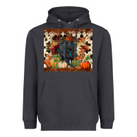 Smoke Fall black angus Heavyweight Hoodie - RanaPortraitStore