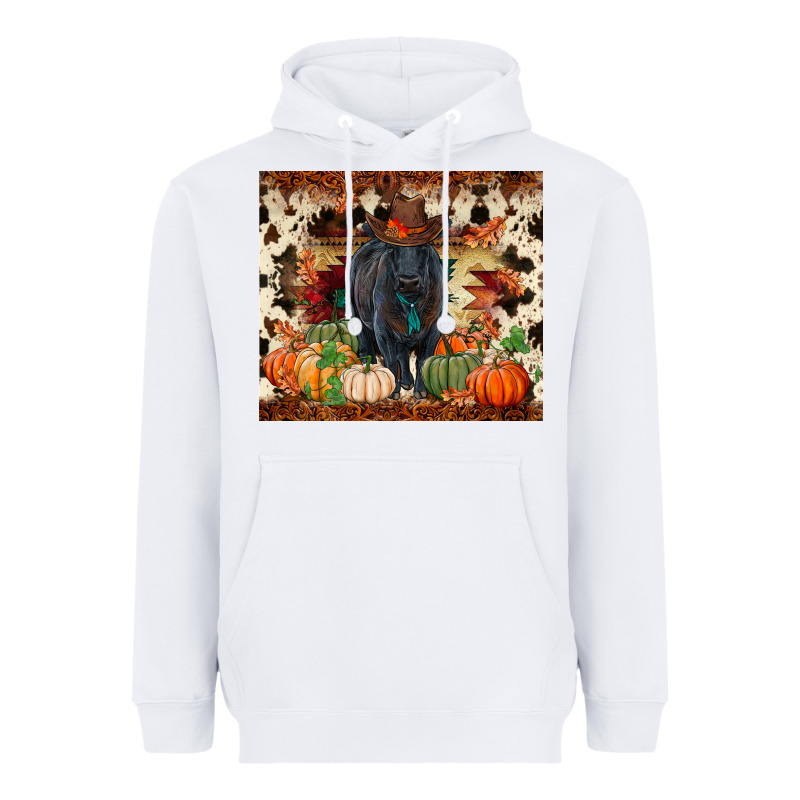 Fall Black Angus Heavyweight Hoodie by RanaPortraitStore | Teevron