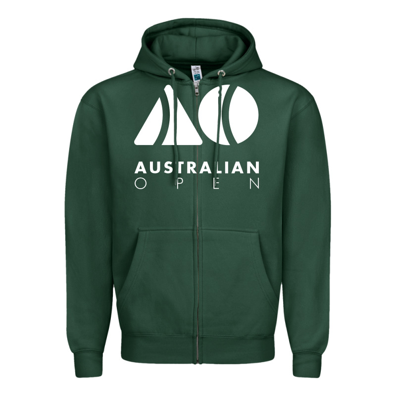 Australian Open Zipper Hoodie by artisFamous | Teevron