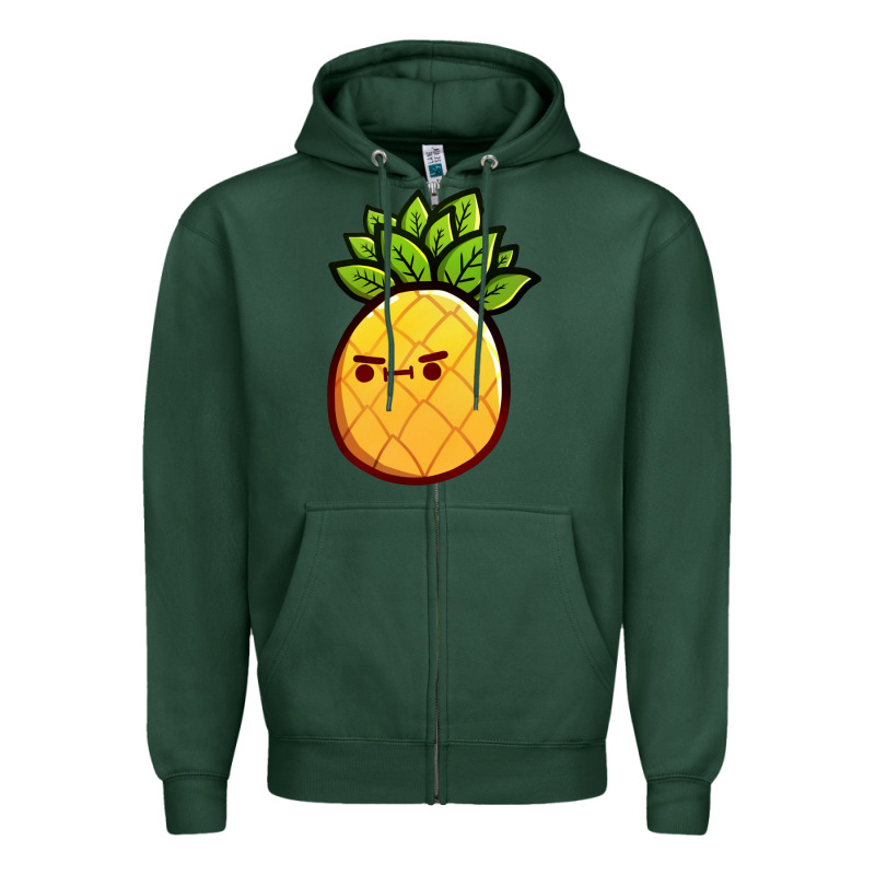 Pineapple Fruits Zipper Hoodie by artisFamous | Teevron