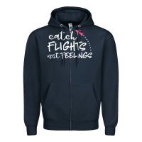 Navy flights Zipper Hoodie - artisFamous