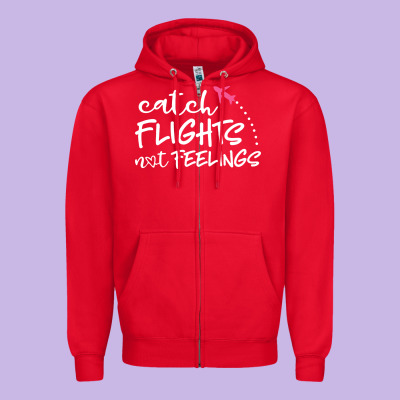 Flights Zipper Hoodie Designed By Artisfamous