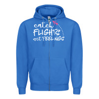 True Royal flights Zipper Hoodie - artisFamous