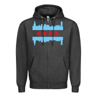 Charcoal Heather awesome chicago city Zipper Hoodie - artisFamous