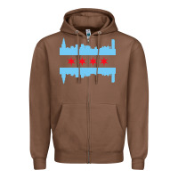 Chestnut awesome chicago city Zipper Hoodie - artisFamous