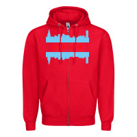 Red awesome chicago city Zipper Hoodie - artisFamous