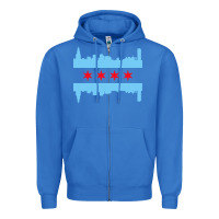 True Royal awesome chicago city Zipper Hoodie - artisFamous