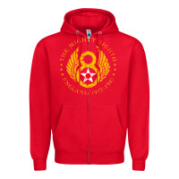 Red mighty eighth   8th anniversary Zipper Hoodie - artisFamous