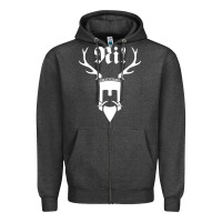 Charcoal Heather monty comedy python Zipper Hoodie - artisFamous