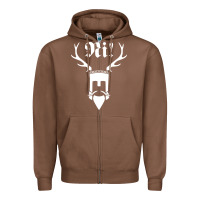 Chestnut monty comedy python Zipper Hoodie - artisFamous