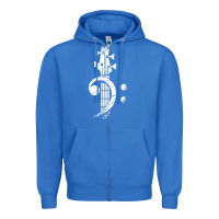 True Royal musical guitar bass Zipper Hoodie - artisFamous