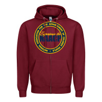 Burgundy naacp Zipper Hoodie - artisFamous