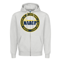 Dove Grey naacp Zipper Hoodie - artisFamous