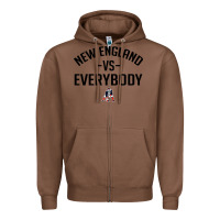 Chestnut new england Zipper Hoodie - artisFamous