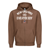 Chestnut new england everybody Zipper Hoodie - artisFamous