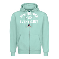 Seafoam new england everybody Zipper Hoodie - artisFamous