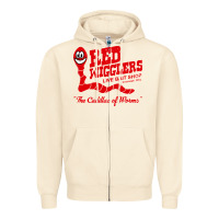 Sandshell red wigglers Zipper Hoodie - artisFamous