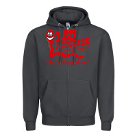 Smoke red wigglers Zipper Hoodie - artisFamous