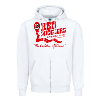 White red wigglers Zipper Hoodie - artisFamous