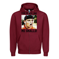Burgundy sandlot me smalls Zipper Hoodie - artisFamous