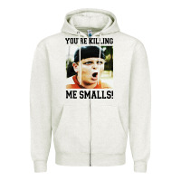 Oatmeal Heather sandlot me smalls Zipper Hoodie - artisFamous