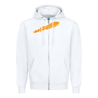 White SpaceX Rocket Zipper Hoodie - artisFamous