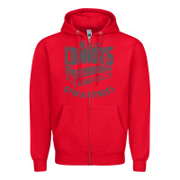 Red Sarah Connor's Club - Gym & Fitness Zipper Hoodie - artisFamous