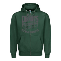 Sports Green Sarah Connor's Club - Gym & Fitness Zipper Hoodie - artisFamous