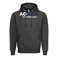 Charcoal Heather australian open Zipper Hoodie - artisFamous